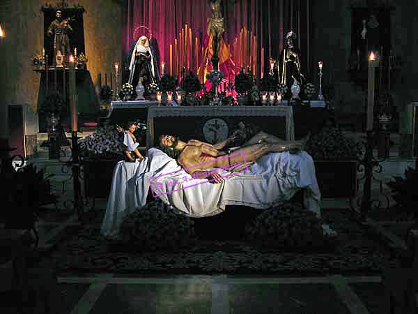 Besapiés del Santísimo Cristo de la Sagrada Mortaja (21 de febrero de 2007)