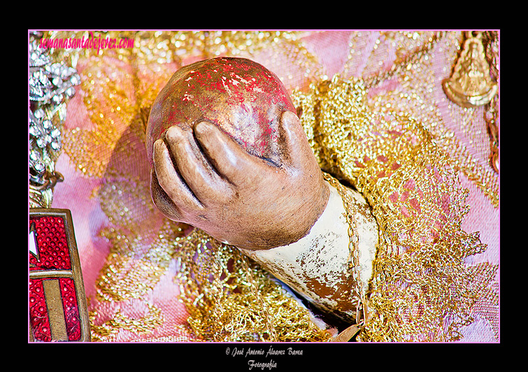Mano izquierda del Niño Jesús (Nuestra Señora de la Cabeza)