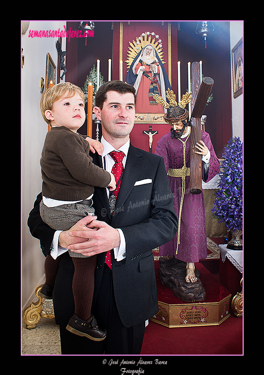 José Manuel Rodríguez González e hijo, Diego Rodríguez Gallego (Hermandad del Consuelo)
