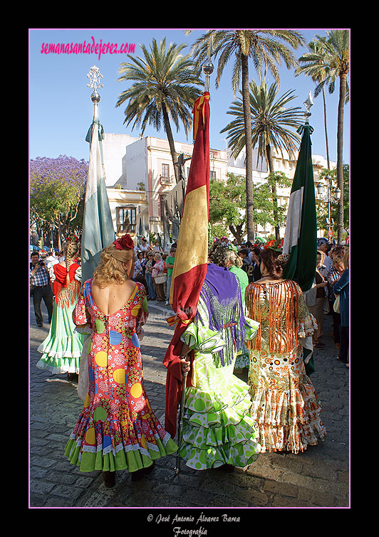Salida de la Hermandad del Rocío de Jerez de la Frontera