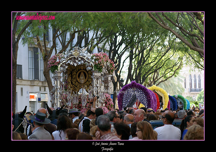 Salida de la Hermandad del Rocío de Jerez de la Frontera