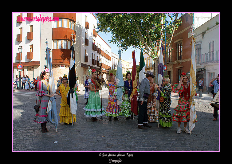 Salida de la Hermandad del Rocío de Jerez de la Frontera