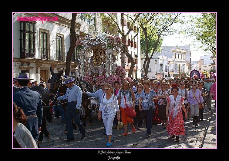 Salida de la Hermandad del Rocío de Jerez de la Frontera