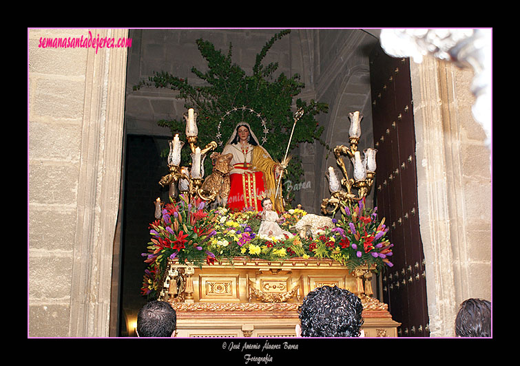 Traslado de la Divina Pastora para el Corpus