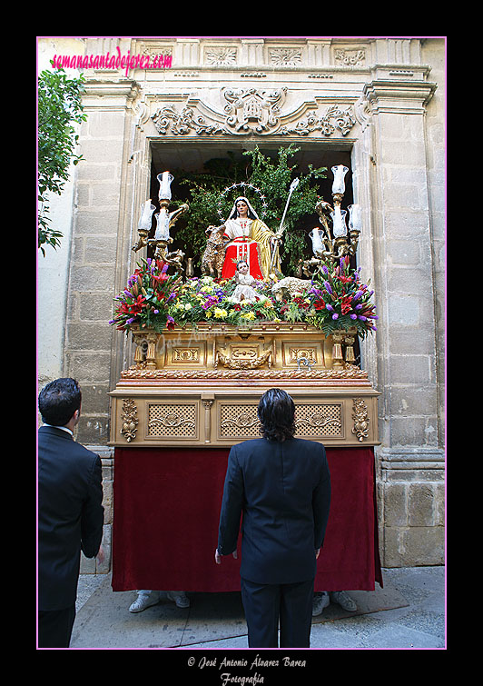 Traslado de la Divina Pastora para el Corpus