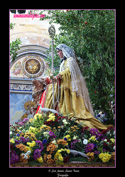 Traslado de la Divina Pastora para el Corpus