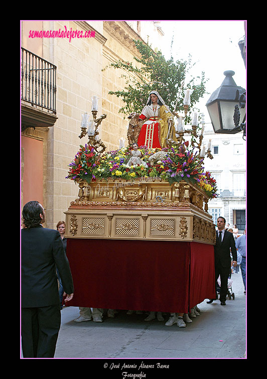 Traslado de la Divina Pastora para el Corpus