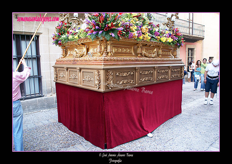 Traslado de la Divina Pastora para el Corpus