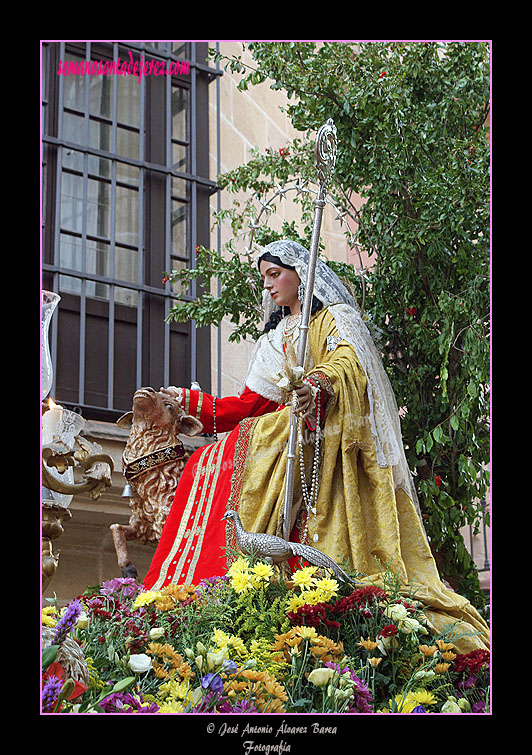 Traslado de la Divina Pastora para el Corpus