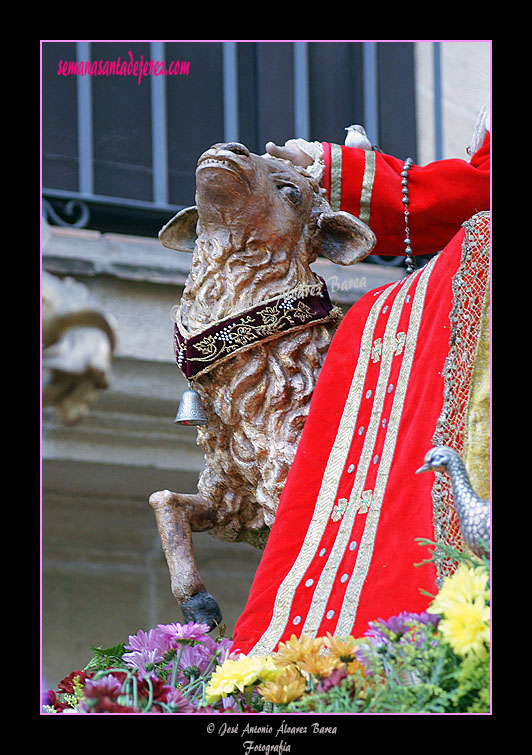 Traslado de la Divina Pastora para el Corpus