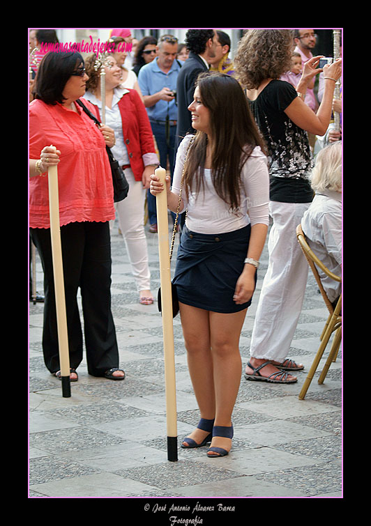 Traslado de la Divina Pastora para el Corpus