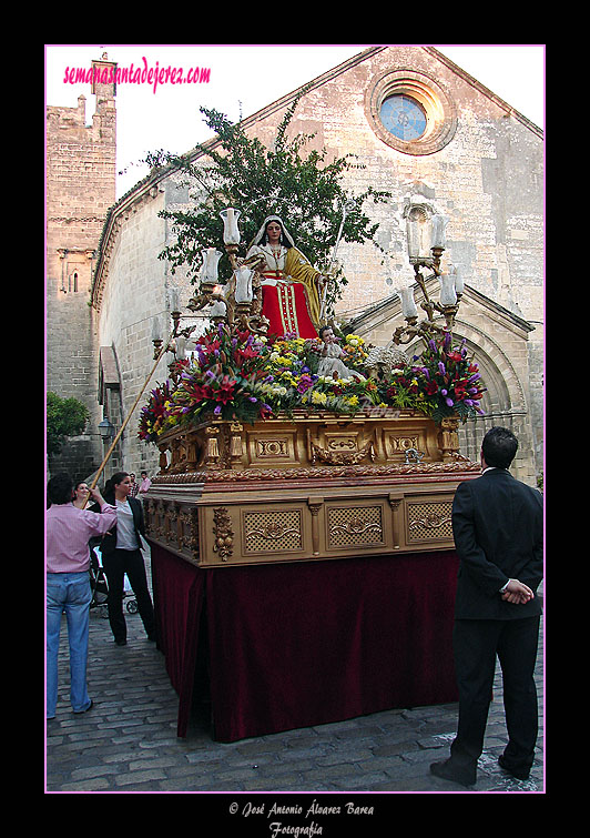 Traslado de la Divina Pastora para el Corpus