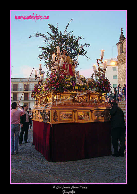 Traslado de la Divina Pastora para el Corpus