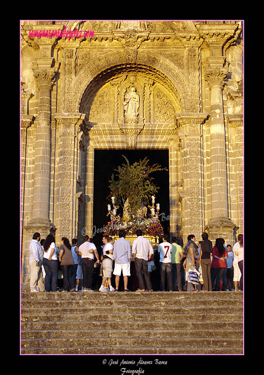 Traslado de la Divina Pastora para el Corpus