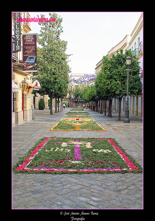 Alfombras para el Corpus Christi