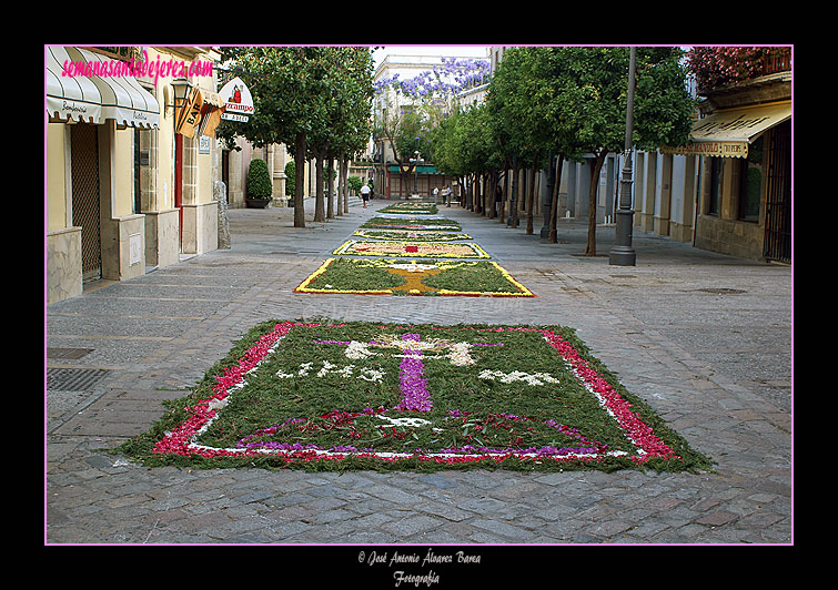 Alfombras para el Corpus Christi