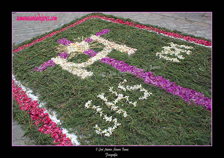 Alfombra para el Corpus Christi