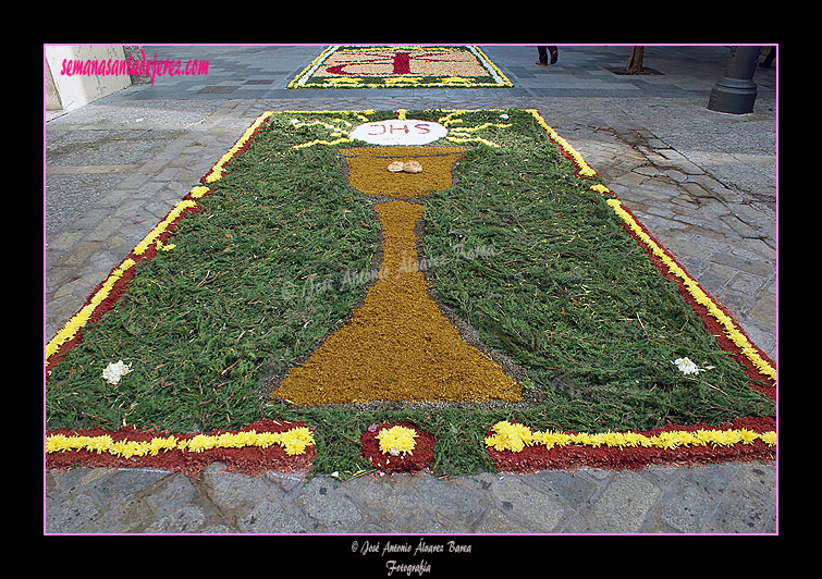Alfombra para el Corpus Christi
