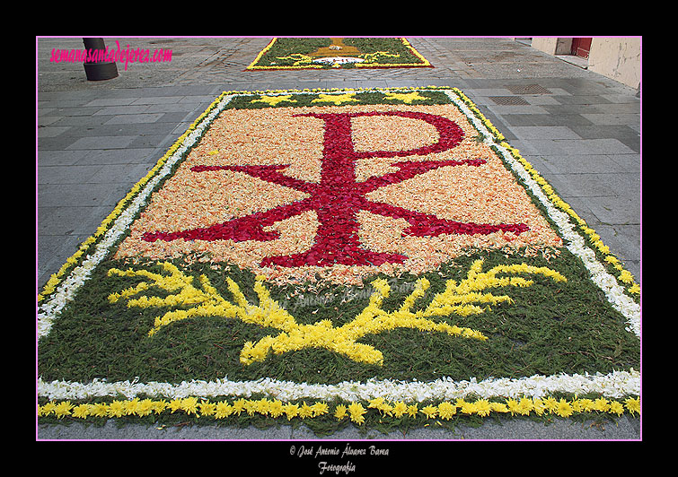 Alfombra para el Corpus Christi