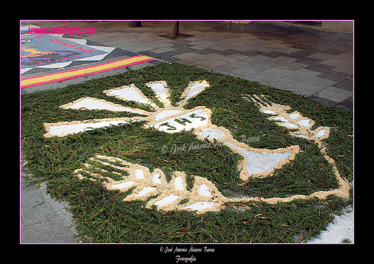 Alfombra para el Corpus Christi