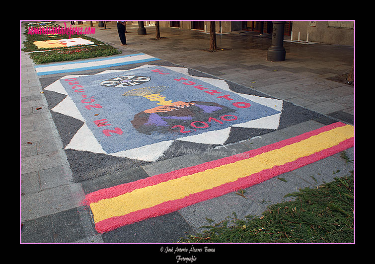 Alfombra para el Corpus Christi