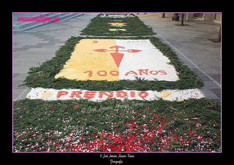 Alfombra para el Corpus Christi