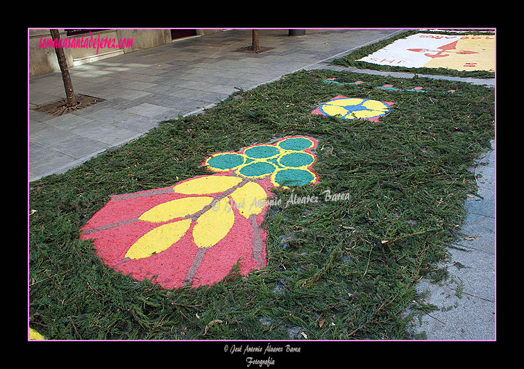 Alfombra para el Corpus Christi