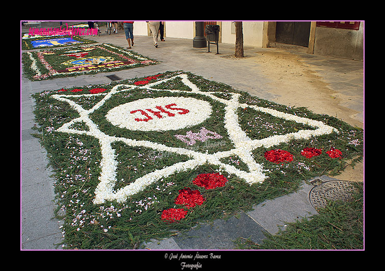 Alfombra para el Corpus Christi