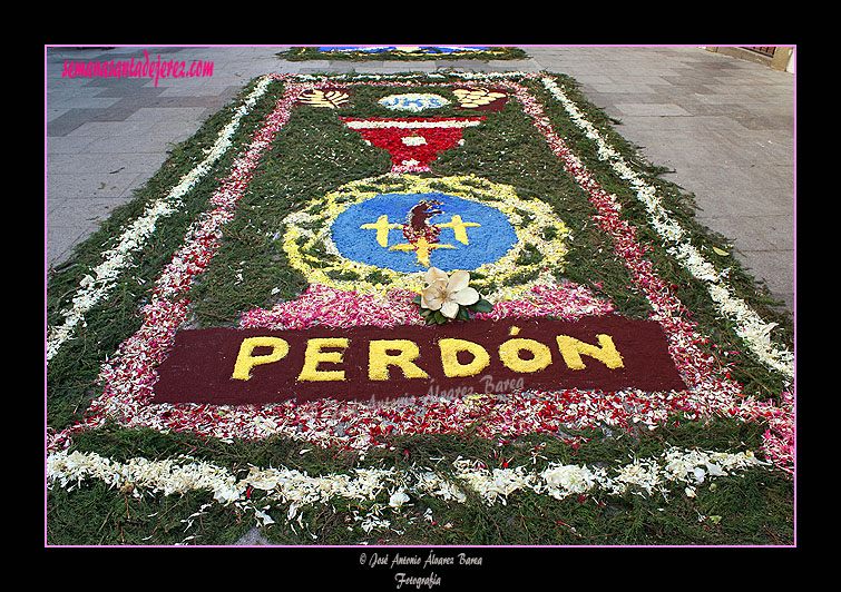 Alfombra para el Corpus Christi