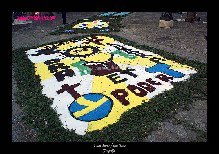Alfombra para el Corpus Christi