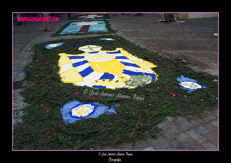 Alfombra para el Corpus Christi