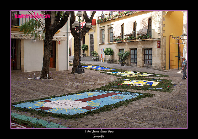 Alfombras para el Corpus Christi