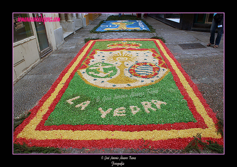 Alfombra para el Corpus Christi