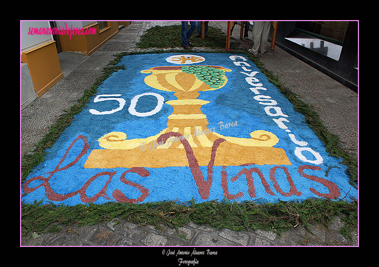 Alfombra para el Corpus Christi