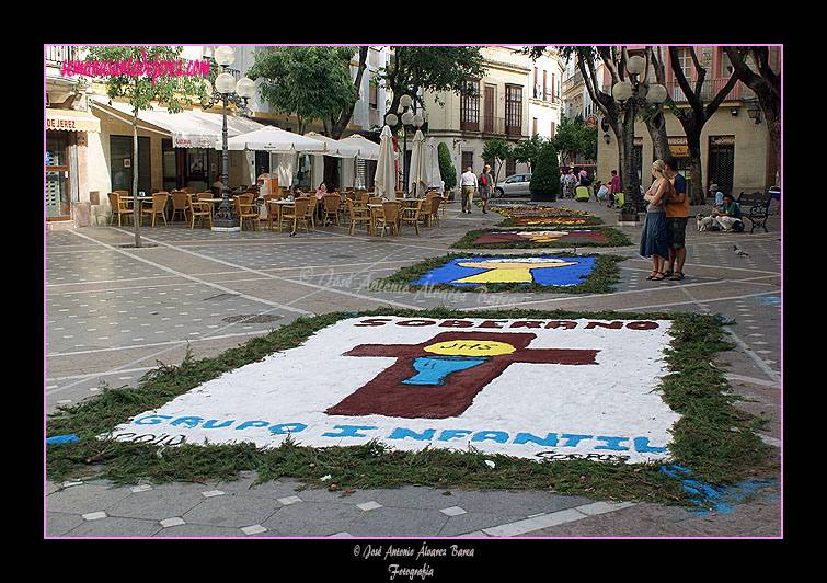 Alfombras para el Corpus Christi
