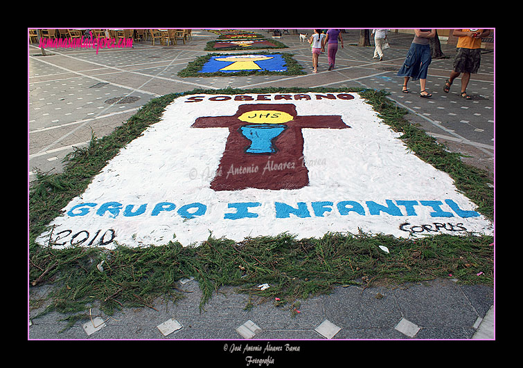 Alfombra para el Corpus Christi