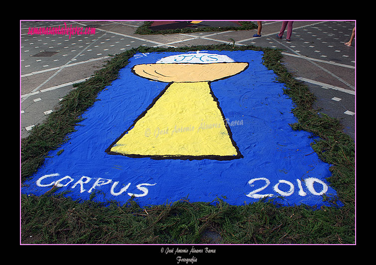Alfombra para el Corpus Christi