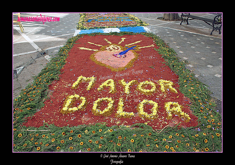 Alfombra para el Corpus Christi