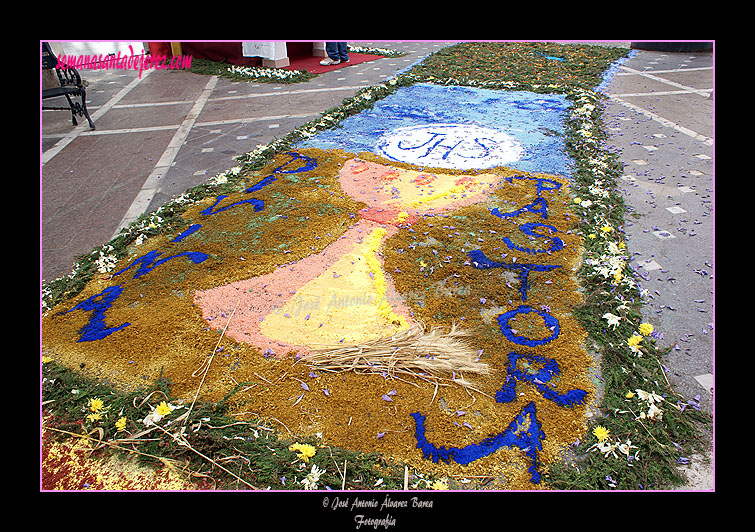 Alfombra para el Corpus Christi