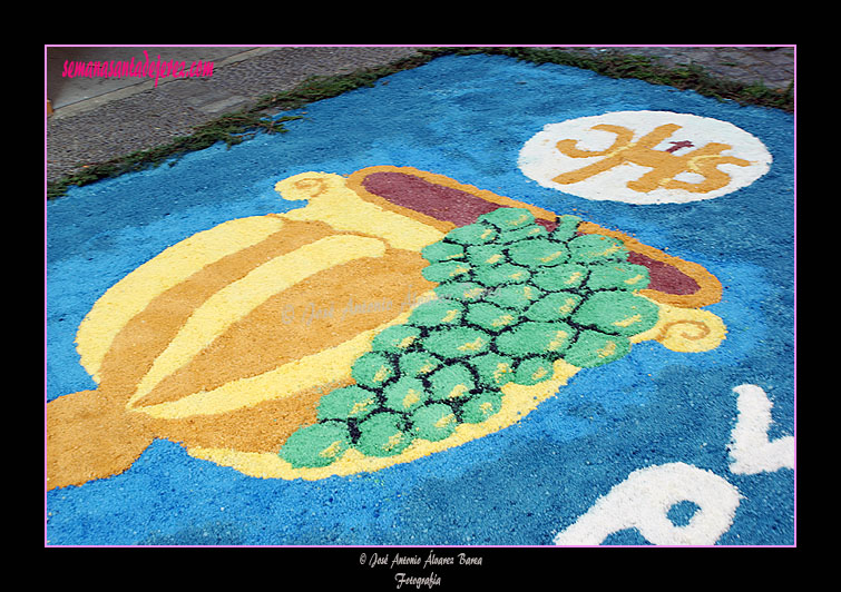 Alfombra para el Corpus Christi
