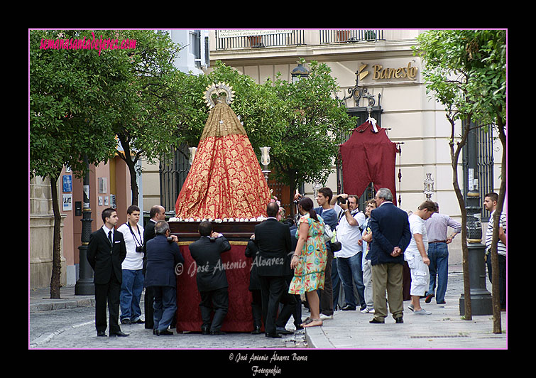 Traslado de Nuestra Señora del Rosario de los Montañeses a San Miguel