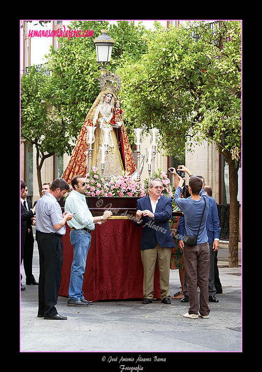 Traslado de Nuestra Señora del Rosario de los Montañeses a San Miguel