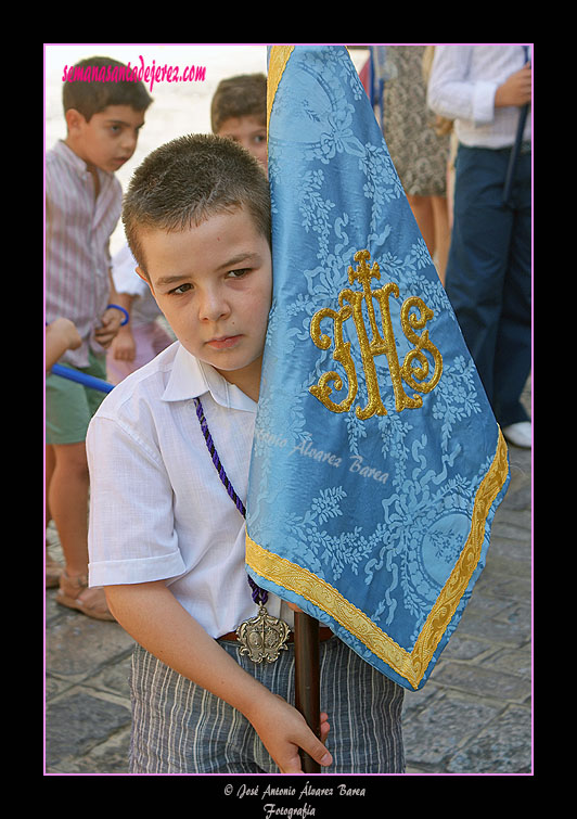 Procesión del Niño Jesús (Hdad. Buena Muerte) para el Altar de Corpus