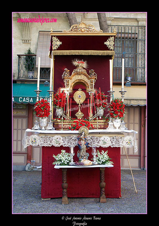 Altar para el Corpus Christi