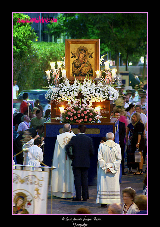 Procesión del Icono de la Virgen del Perpetuo Socorro