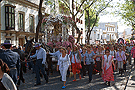 Salida de la Hermandad del Rocío de Jerez de la Frontera