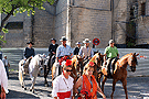 Salida de la Hermandad del Rocío de Jerez de la Frontera