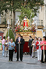 Traslado de la Divina Pastora para el Corpus