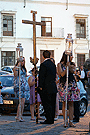Traslado de la Divina Pastora para el Corpus