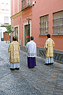 Traslado de San Andrés para el Corpus